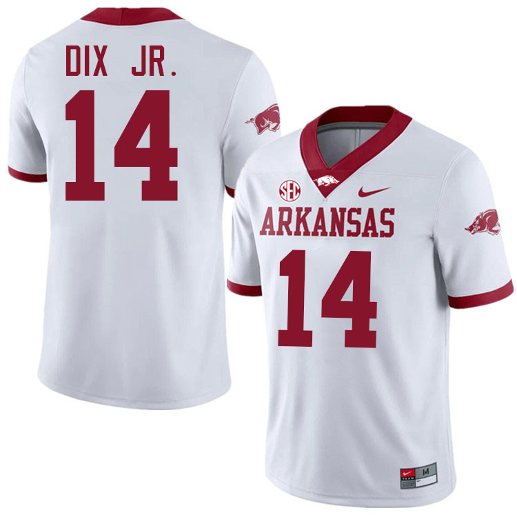 Stephen Dix Jr. Arkansas Jersey,Arkansas Razorbacks #14 Stephen Dix Jr. Jersey Youth College-White